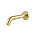 Vivid MkII Wall Basin/Bath Spout 160mm Curved (Brushed Gold)