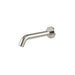 Vivid MkII Wall Basin/Bath Spout 200mm Curved (Brushed Nickel)