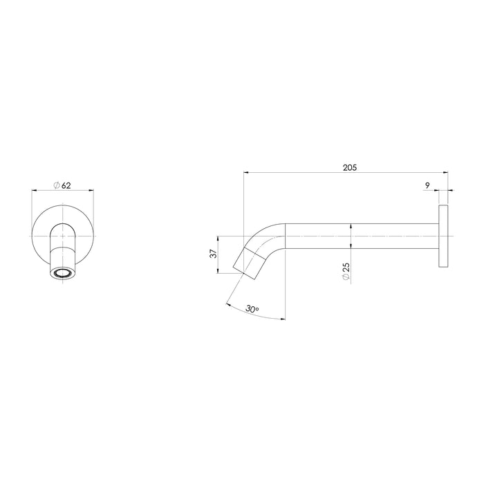 Specification Line Drawing