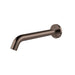 Vivid MkII Wall Basin/Bath Spout 240mm Curved (Brushed Bronze)