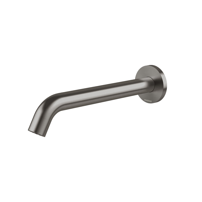 Vivid MkII Wall Basin/Bath Spout 240mm Curved (Brushed Carbon)
