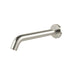 Vivid MkII Wall Basin/Bath Spout 240mm Curved (Brushed Nickel)