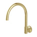 Vivid MkII Wall Sink Outlet 200mm Gooseneck (Brushed Gold)