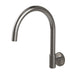 Vivid MkII Wall Sink Outlet 200mm Gooseneck (Brushed Carbon)