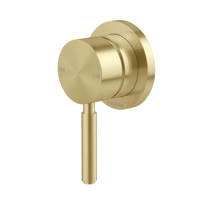 Vivid MkII Wall Mixer Pin Down (Brushed Gold)