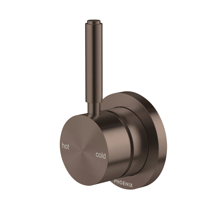 Vivid MkII Wall Mixer Pin Up (Brushed Bronze)