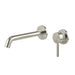 Vivid MkII Wall Basin/Bath Mixer Set Pin Down (Brushed Nickel)