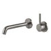 Vivid MkII Wall Basin/Bath Mixer Set Pin Up (Brushed Carbon)