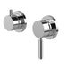 Vivid MkII Wall Mixer Pin Down with Diverter Switch (Chrome)