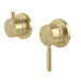 Vivid MkII Wall Mixer Pin Down with Diverter Switch (Brushed Gold)