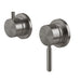 Vivid MkII Wall Mixer Pin Down with Diverter Switch (Brushed Carbon)