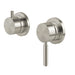 Vivid MkII Wall Mixer Pin Down with Diverter Switch (Brushed NIckel)