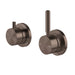 Vivid MkII Wall Mixer Pin Up with Diverter Switch (Brushed Bronze)