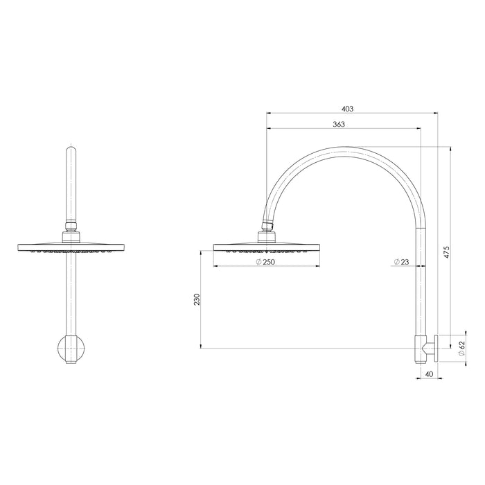Specification Line Drawing