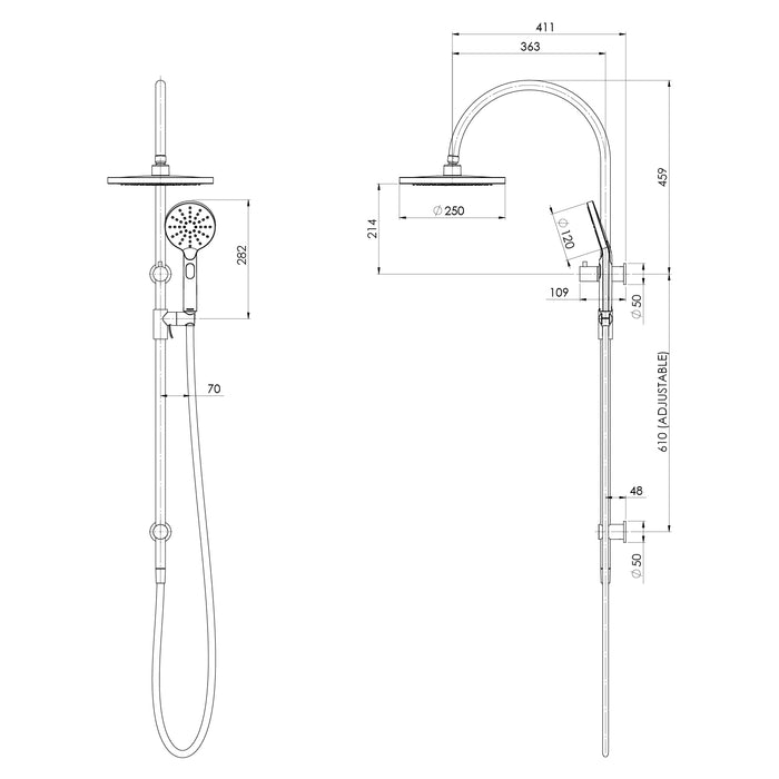 Specification Line Drawing