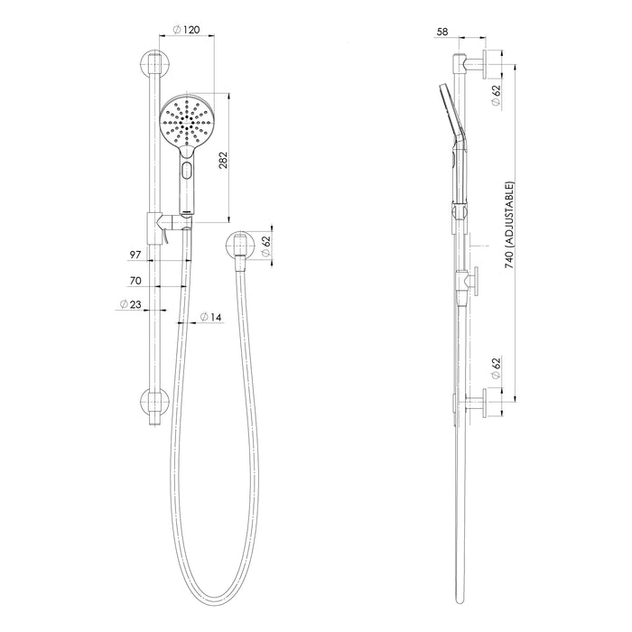 Specification Line Drawing
