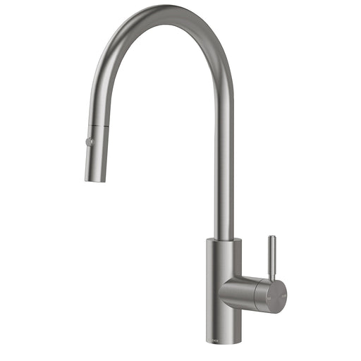 Vivid MkII Pullout Sink Mixer Gooseneck (Brushed Carbon)
