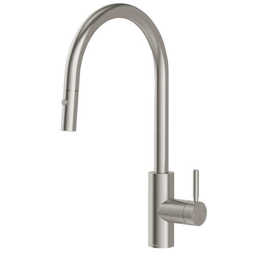 Vivid MkII Pullout Sink Mixer Gooseneck (Stainless Steel)