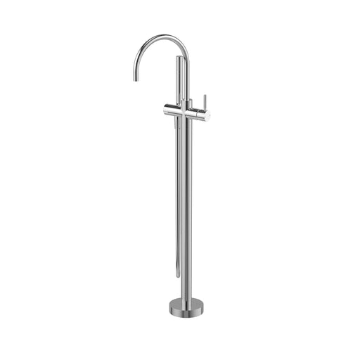 Vivid MkII Floor Mounted Bath Mixer with Hand Shower (Chrome)