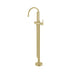 Vivid MkII Floor Mounted Bath Mixer with Hand Shower (Brushed Gold)