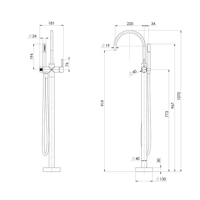 Specification Line Drawing