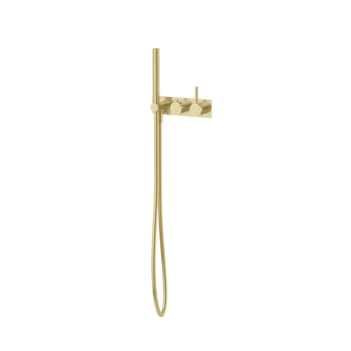 Vivid MkII Wall Shower System (Brushed Gold)