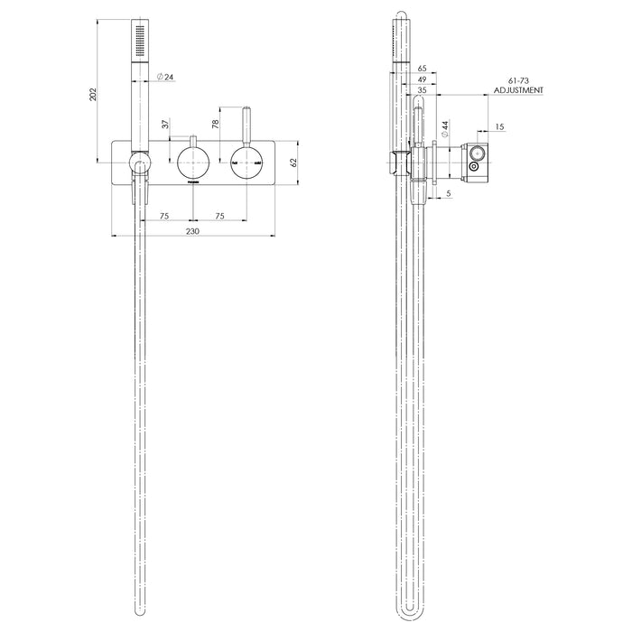 Specification Line Drawing
