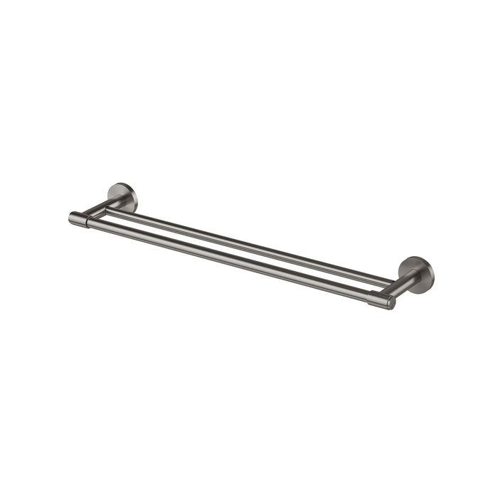 Vivid MkII Double Towel Rail 600 (Brushed Bronze)