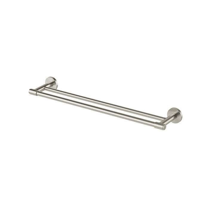 Vivid MkII Double Towel Rail 600 (Brushed Nickel)