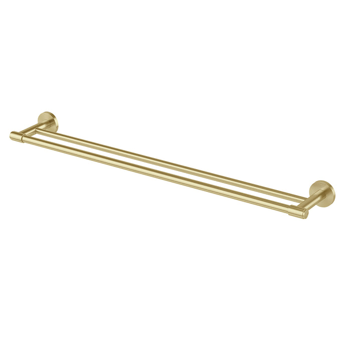 Vivid MkII Double Towel Rail 800 (Brushed Gold)