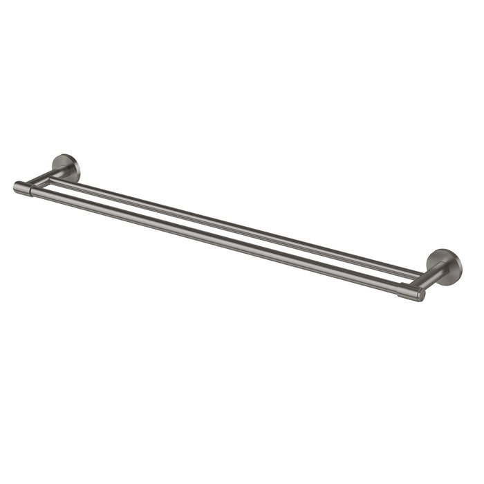 Vivid MkII Double Towel Rail 800 (Brushed Carbon)