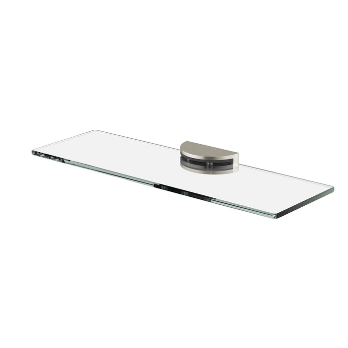 Vivid MkII Glass Shelf (Brushed Nickel)