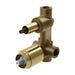 Builders Shower/Bath Diverter Mixer Body Only (Brushed Gold)