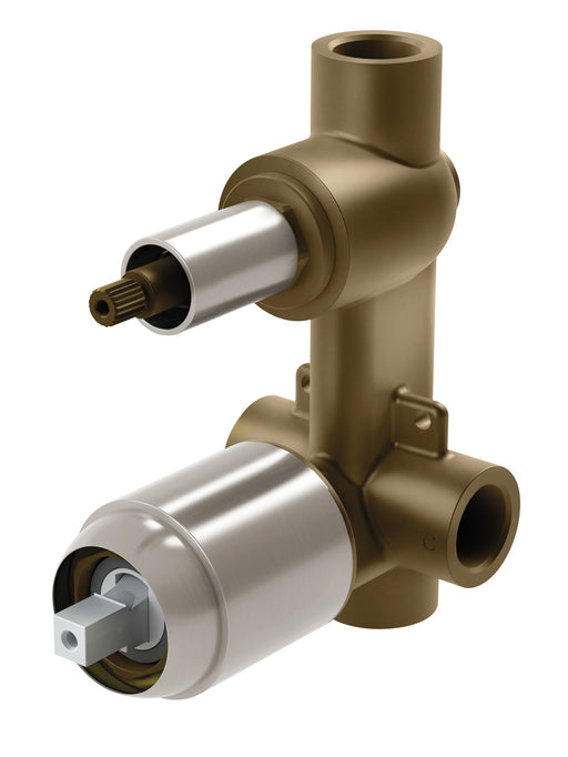 Builders Shower/Bath Diverter Mixer Body Only (Brushed Nickel)