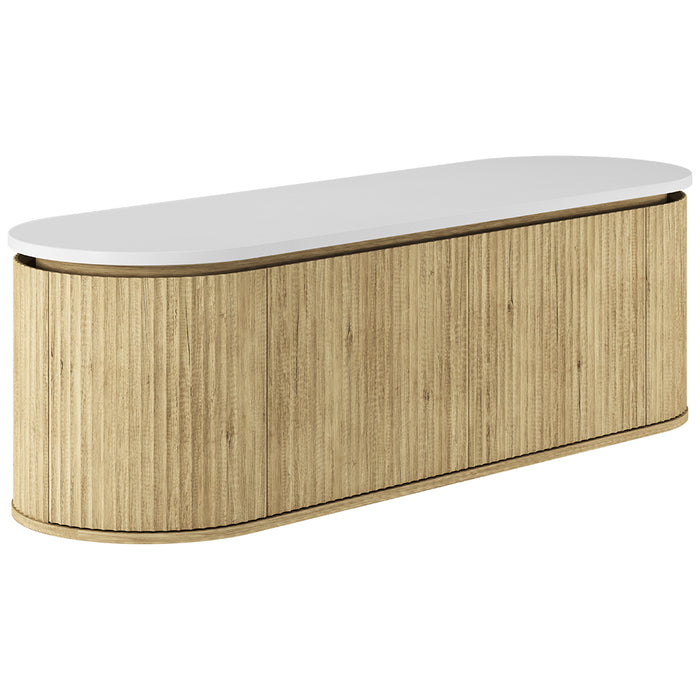 Fienza Empire Pill Vanity 1500 in Scandi Oak