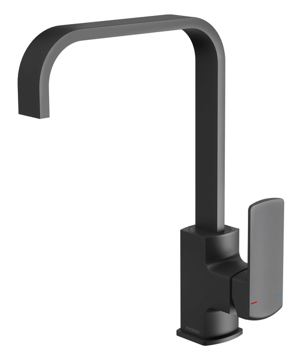 Teva Sink Mixer 200mm Squareline (Matte Black)