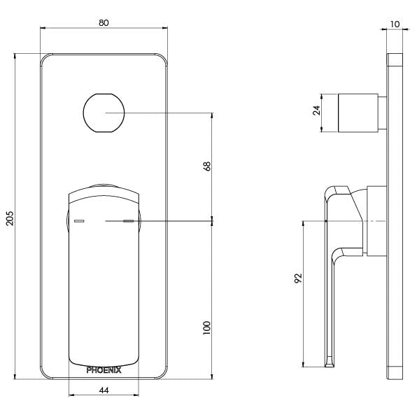 Specification Line Drawing