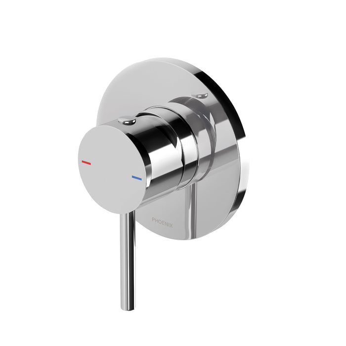 Pina Shower/Wall Mixer with 90mm Plate Trim Kit Only (Chrome)