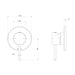 Specification line drawing