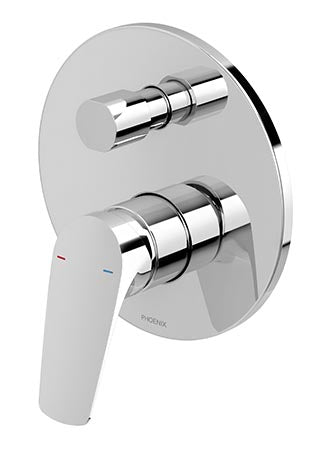 Ivy MkII Shower/Bath Diverter Mixer Trim Kit Only (Chrome)