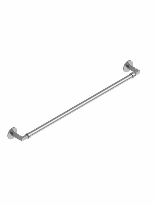 Vienna Single Towel Rail 600mm | Brodware | Brushed Chrome Finish
