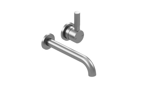 Vienna Wall Mixer Set with 200mm Spout | Brodware | Brushed Chrome Finish