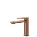 Fienza Empire Slim Cold Start Basin Mixer (Short - Brushed Copper)