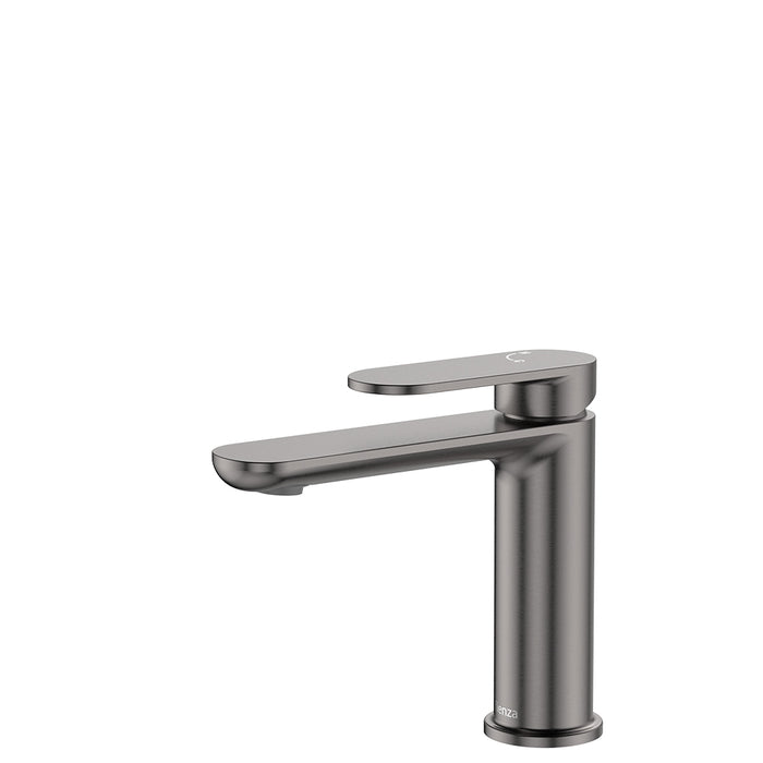 Fienza Empire Slim Cold Start Basin Mixer (Short - Gun Metal)