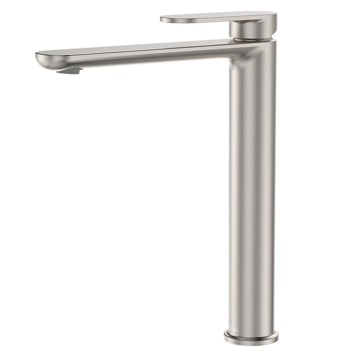 Fienza Empire Slim Cold Start Basin Mixer (Tall - Brushed Nickel)