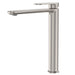 Fienza Empire Slim Cold Start Basin Mixer (Tall - Brushed Nickel)