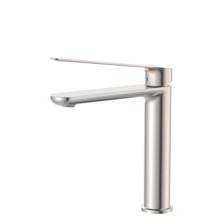 Fienza Empire Care Cold Start Medium Basin Mixer (Brushed Nickel)