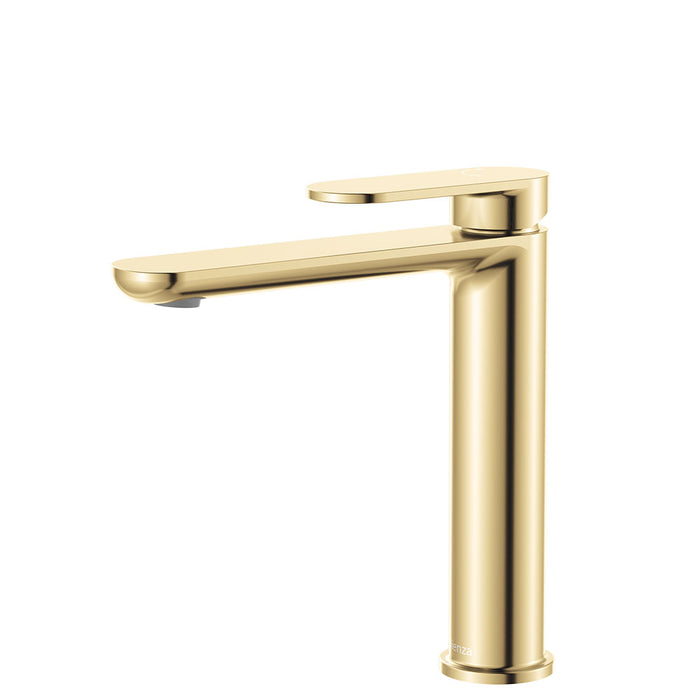 Fienza Empire Slim Cold Start Basin Mixer (Medium - Urban Brass)