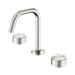 Serenity Basin Set Edge Spout with Metal Handle (Brushed Nickel)