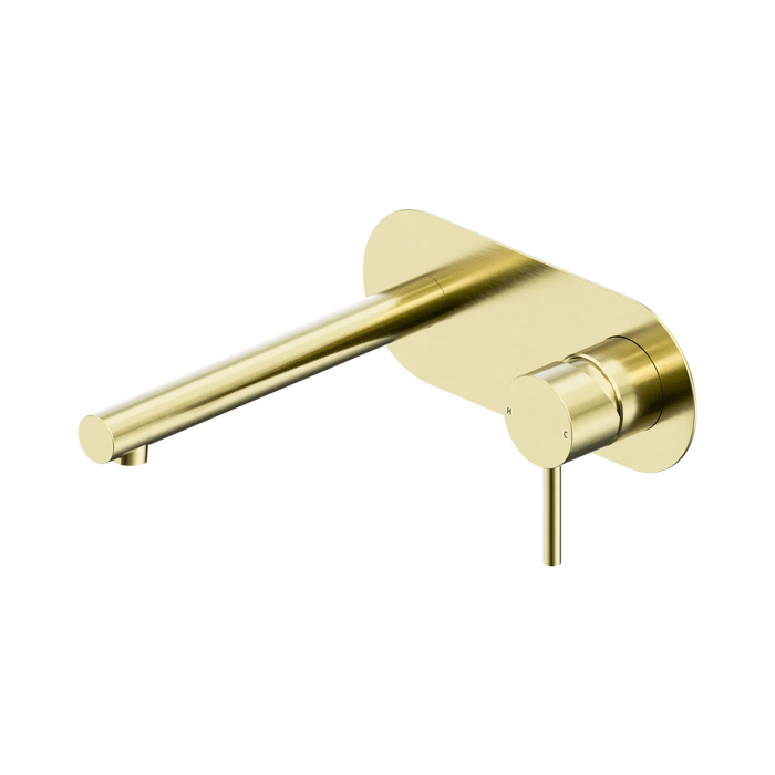 Dolce II Wall Basin/Bath Mixer (Brushed Gold)